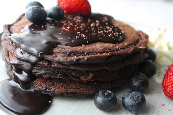 Hot Chocolate Pancakes Egg Free Hot Chocolate Pancakes – Egg Free