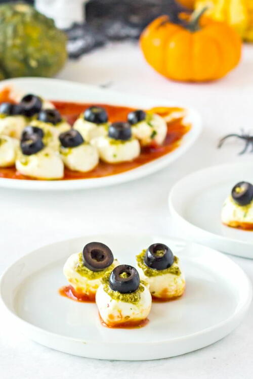 Mozzarella Eyeballs Mozzarella Eyeballs