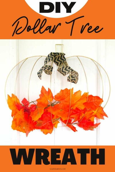 Diy Dollar Tree Wreath For Fall Diy Dollar Tree Wreath For Fall