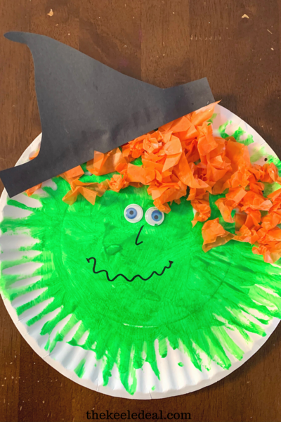 Paper Plate Witch Paper Plate Witch