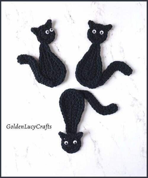 Black Cat Crochet Pattern Black Cat Crochet Pattern