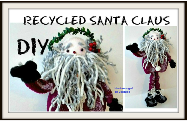 Santa Clause Figure - Recycled Santa Clause Figure - Recycled