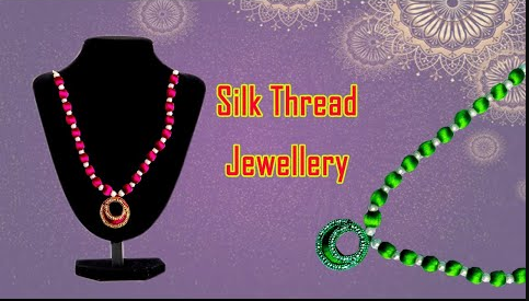 Handmade Silk Thread Jewellery Handmade Silk Thread Jewellery
