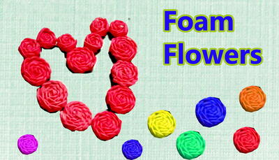 Artificial Flowers For Decoration Ii Foam Flowers 
