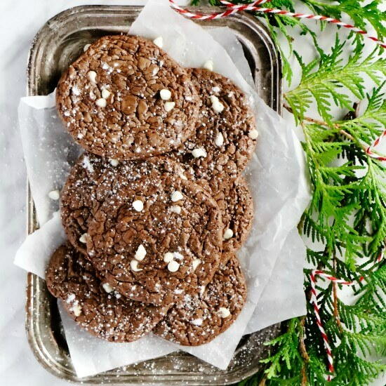 Fudgy Chocolate Brownie Cookies Fudgy Chocolate Brownie Cookies