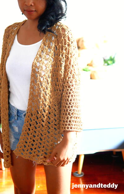 Lacy Easy Summer Cardigan Lacy Easy Summer Cardigan