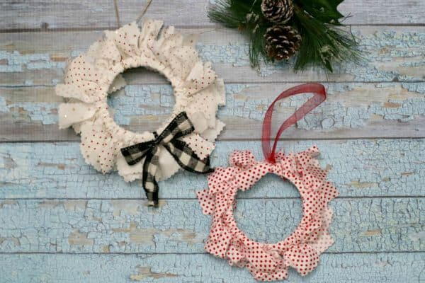 Diy Fabric Mason Jar Lid Ornaments