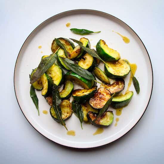 Zucchini With Garlic Sage And Fresh Lemon Zucchini With Garlic, Sage And Fresh Lemon