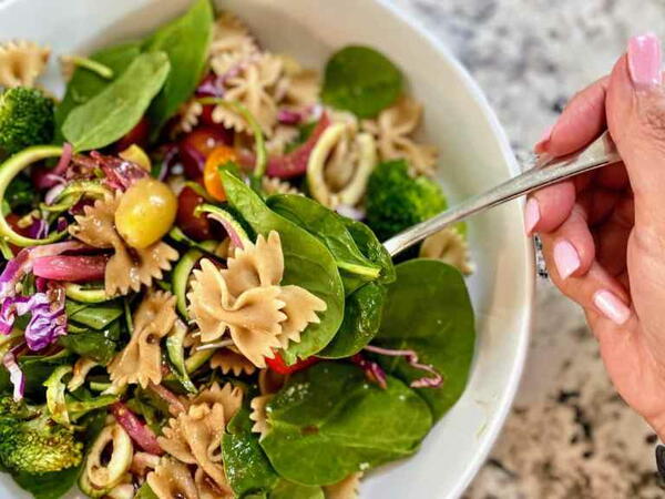 Spinach Pasta Salad Spinach Pasta Salad