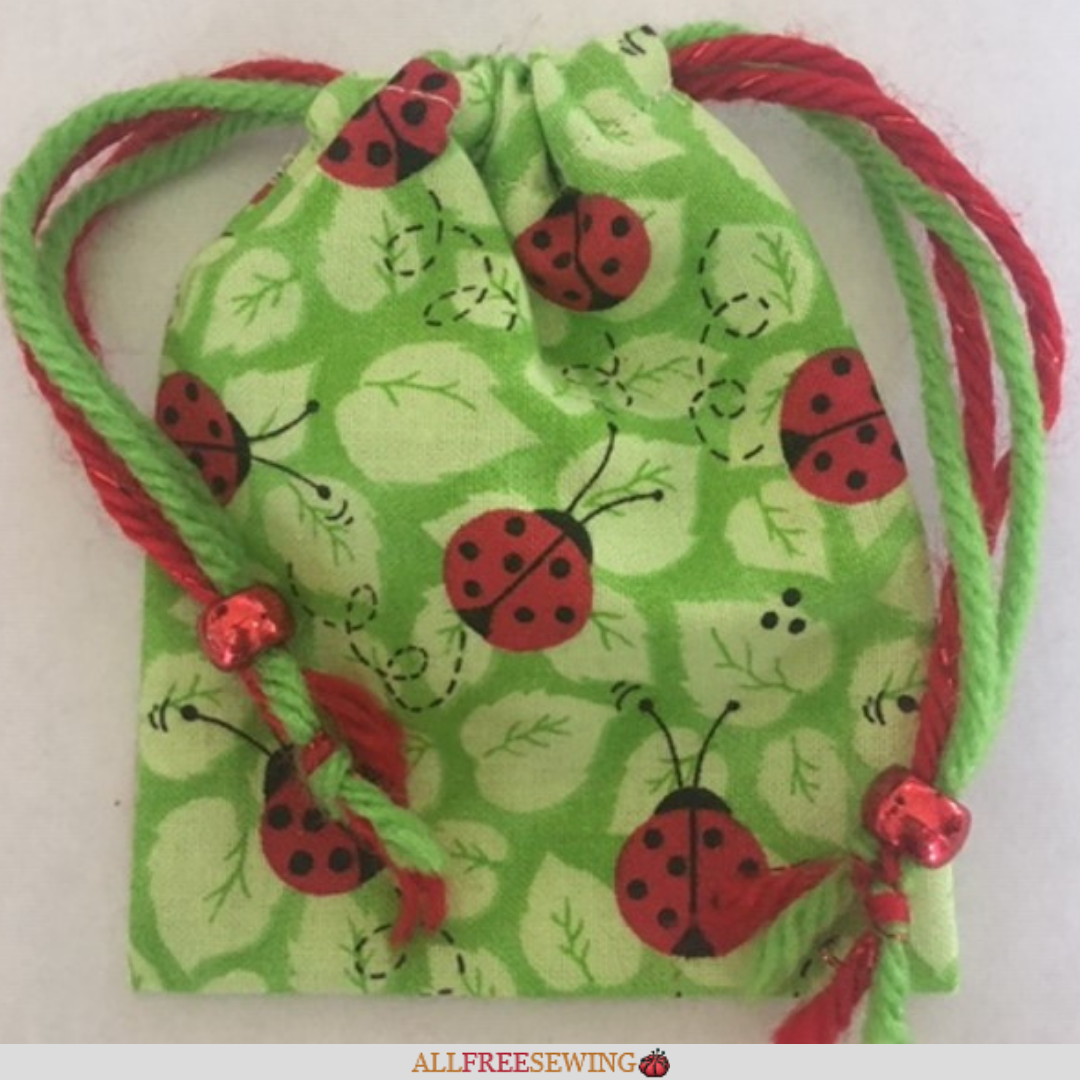 How To Sew A Drawstring Bag (Full Tutorial) | AllFreeSewing.com