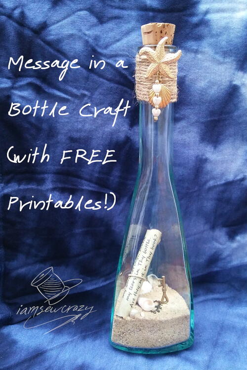Message In A Bottle with Free Printables Message In A Bottle (with Free Printables!)