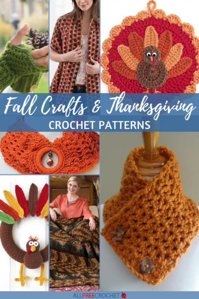 200+ Fall Crafts and Thanksgiving Crochet Patterns