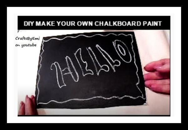 Chalkboard Make An Easy Diy Chalkboard Chalkboard, Make An Easy Diy Chalkboard