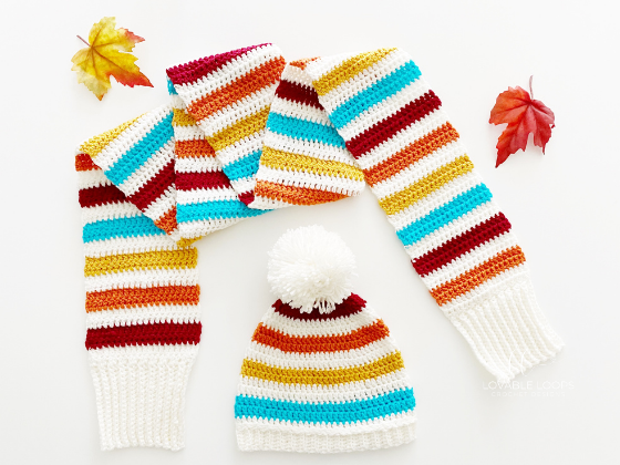 Fall Fling Hat Scarf Set Fall Fling Hat & Scarf Set