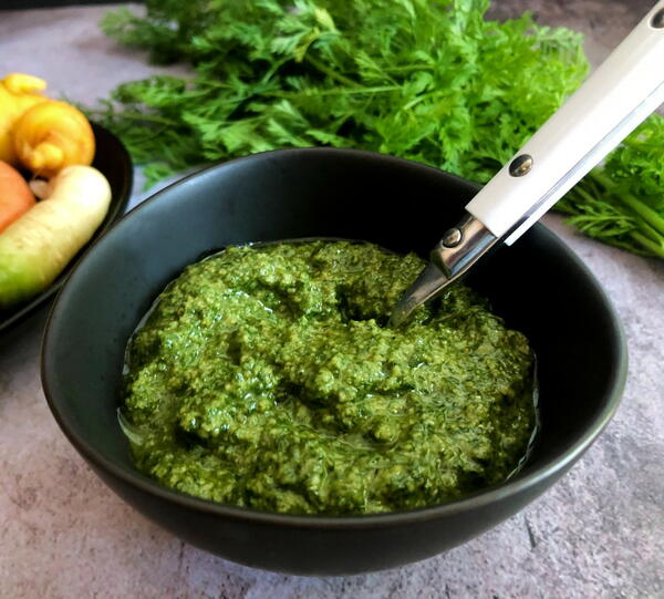 Carrot Greens Pesto Carrot Greens Pesto