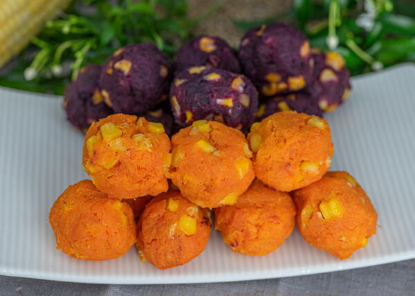Sweet Potato Balls Sweet Potato Balls