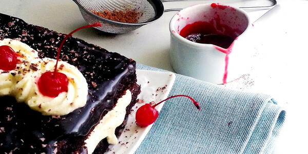 Buttermilk Black Forest Cake egg Free Buttermilk Black Forest Cake (egg Free)