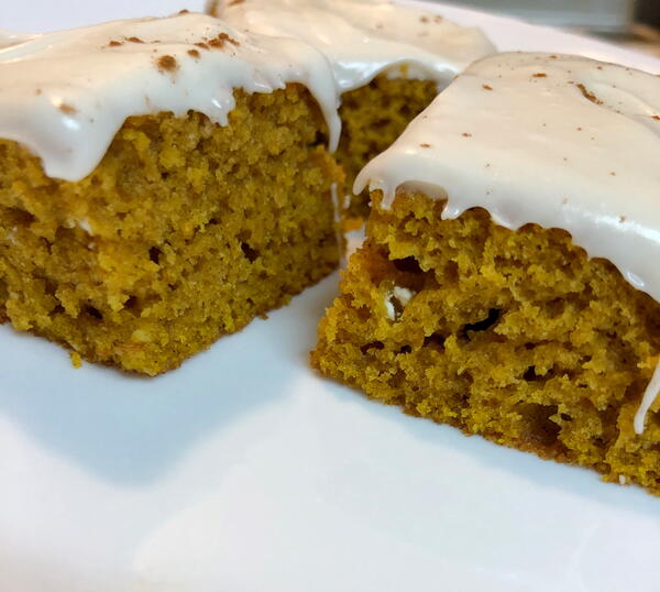 Pumpkin Bars With Cream Cheese Frosting Pumpkin Bars With Cream Cheese Frosting