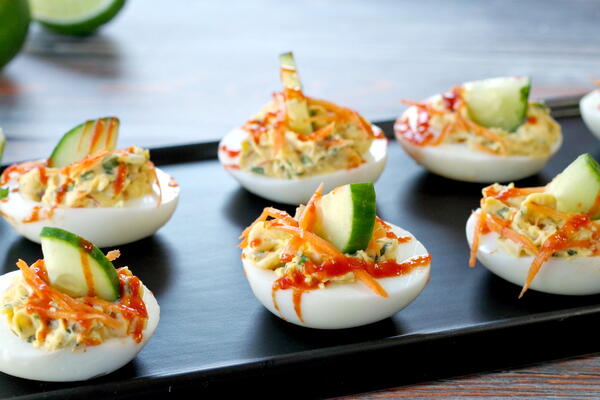 Banh Mi Devilled Eggs Banh Mi Devilled Eggs