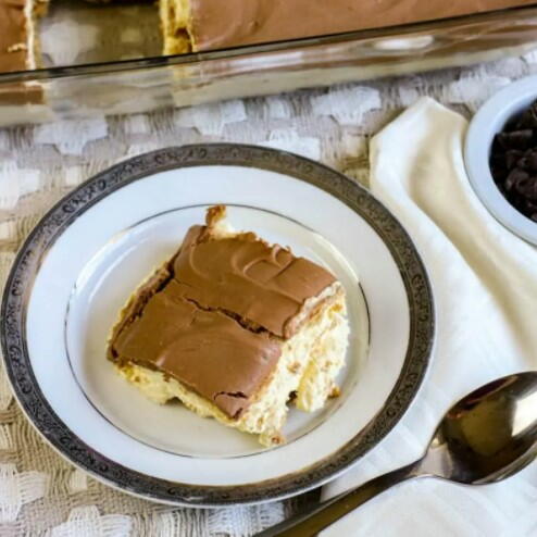 Chocolate Eclair Cake With Glaze Chocolate Eclair Cake With Glaze