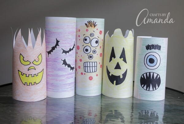 Paper Halloween Luminaries Paper Halloween Luminaries