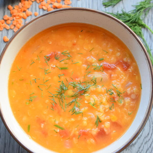 Red Lentil And Dill Soup Red Lentil And Dill Soup