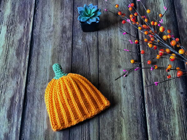 Crochet Pumpkin Hat Crochet Pumpkin Hat