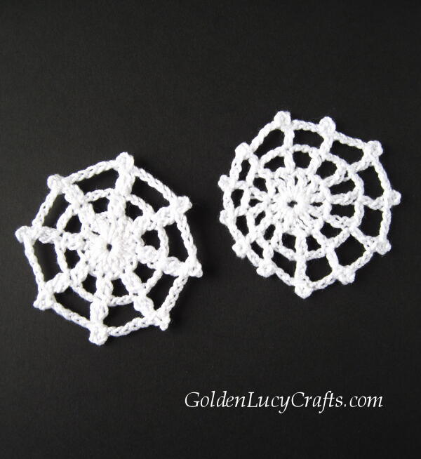 Crochet Spider Web Applique Crochet Spider Web Applique