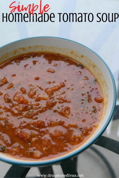 Homemade Tomato Soup Homemade Tomato Soup