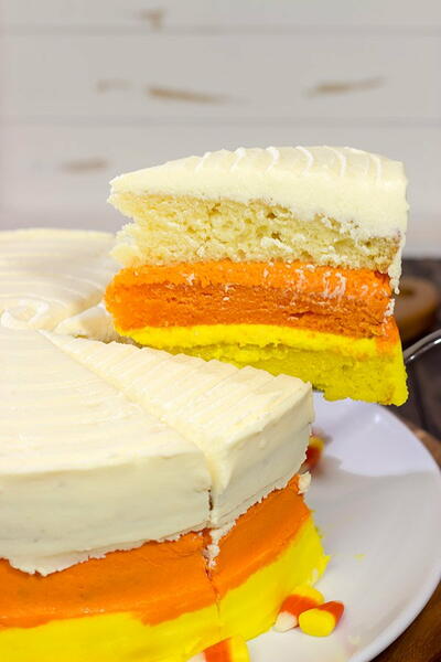 Candy Corn Cake Candy Corn Cake