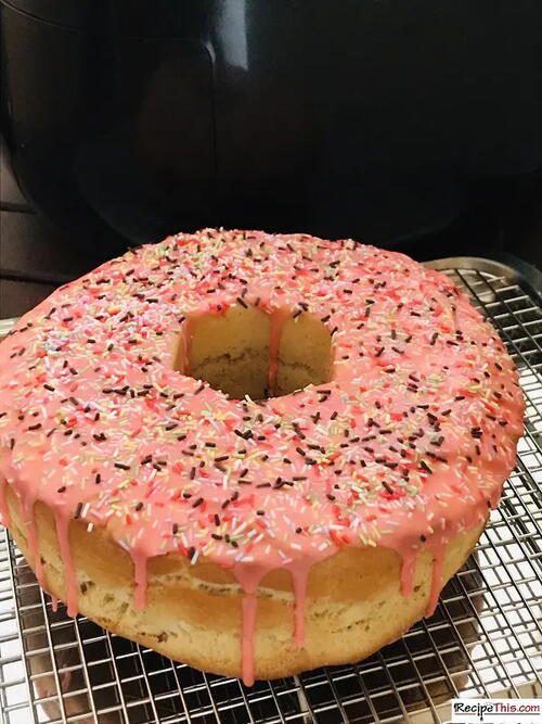 Air Fryer Giant Doughnut Cake Air Fryer Giant Doughnut Cake