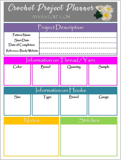 Crochet Project Planner Why Do You Need It Crochet Project Planner – Why Do You Need It!