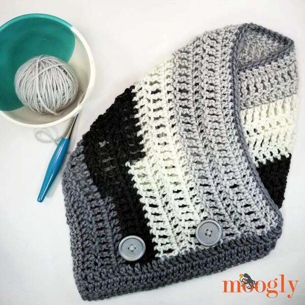 Easy One Skein Bandana Cowl Easy One Skein Bandana Cowl