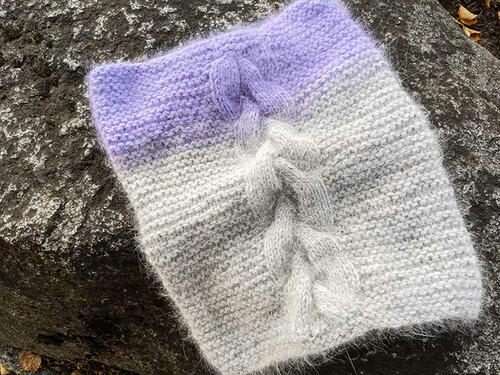 Cable Cowl In Gradient Color Cable Cowl In Gradient Color