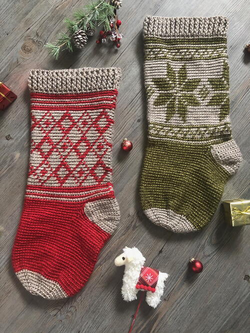 Comfort And Joy Crochet Christmas Stocking Comfort And Joy Crochet Christmas Stocking