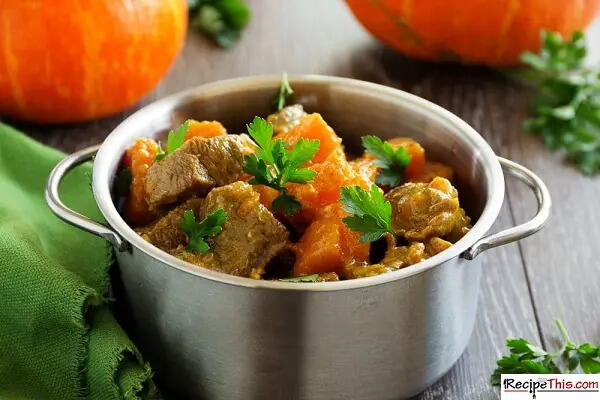 Slow Cooker Beef Pumpkin Stew Slow Cooker Beef & Pumpkin Stew