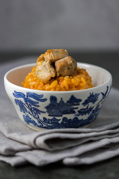 Red Pilaf With Turkey Breast Red Pilaf With Turkey Breast