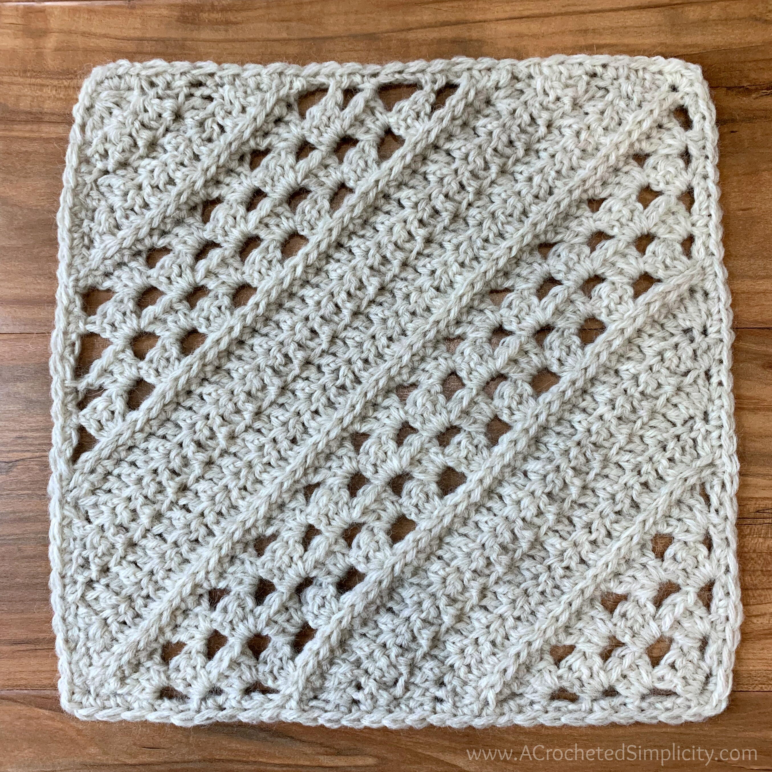 Traveling Afghan Crochet Square 15