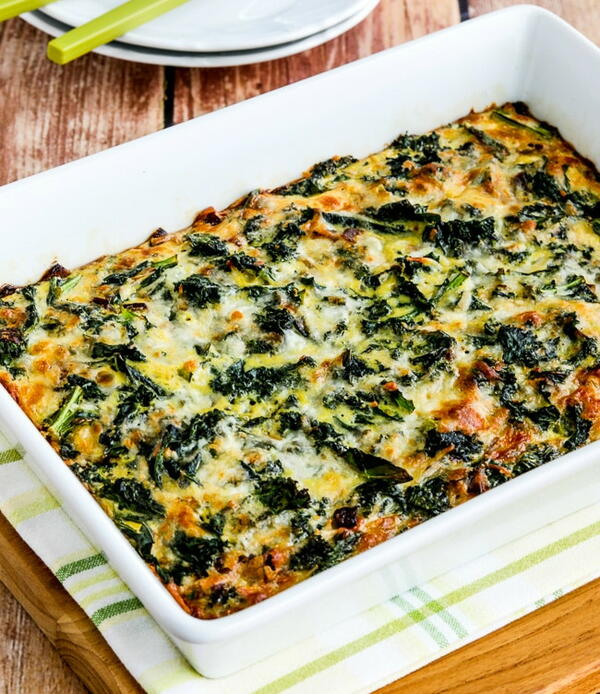 Red Russian Kale and Onion Breakfast Casserole Red Russian Kale and Onion Breakfast Casserole