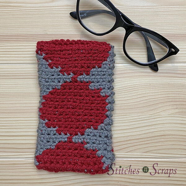 Seeing Spots Crochet Glasses Case Seeing Spots Crochet Glasses Case