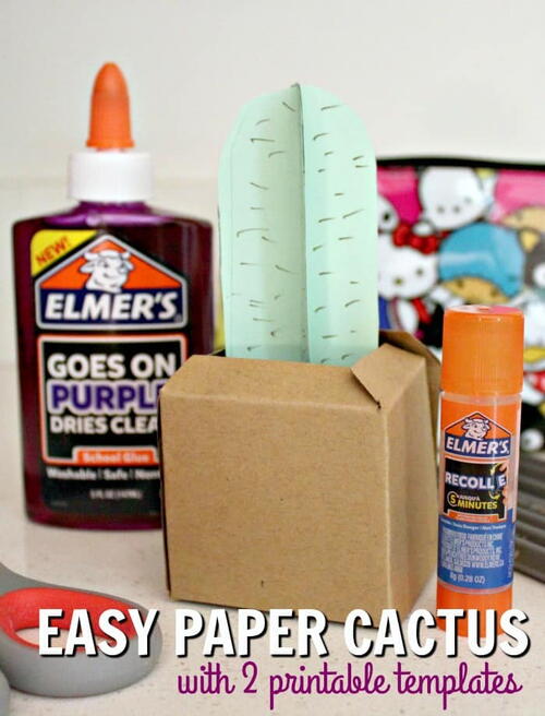 Paper Cactus Crafts Paper Cactus Crafts