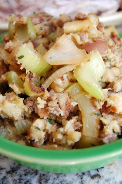 Apple Sausage Stuffing Apple Sausage Stuffing