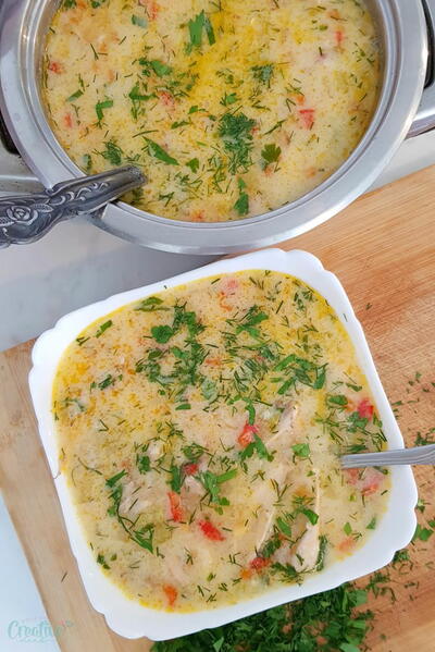 Greek Lemon Chicken Soup