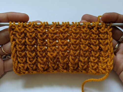 Simple Ribbing Stitch Simple Ribbing Stitch