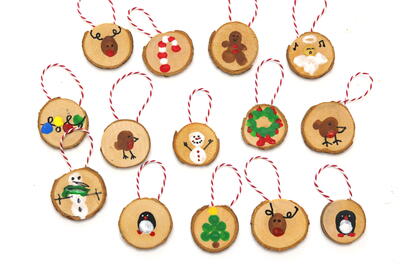 Easy Fingerprint Christmas Ornament Crafts For Kids