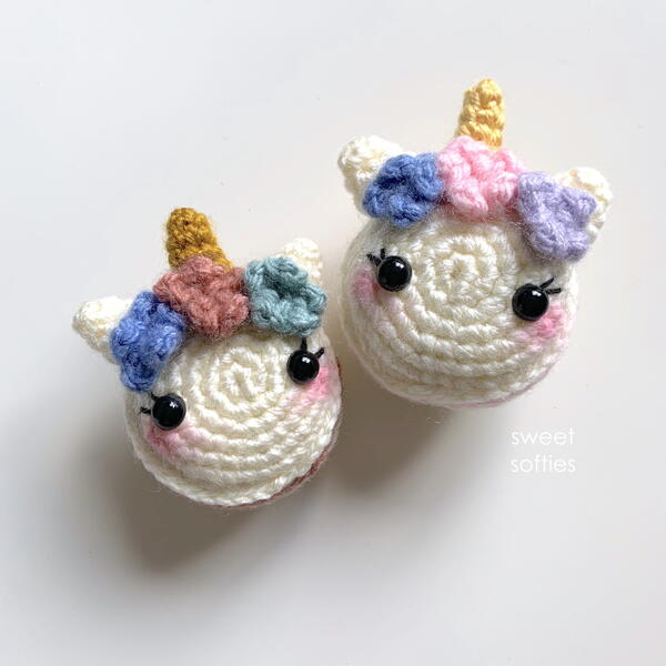 Unicorn Macaron Amigurumi French Dessert Food Unicorn Macaron Amigurumi French Dessert Food