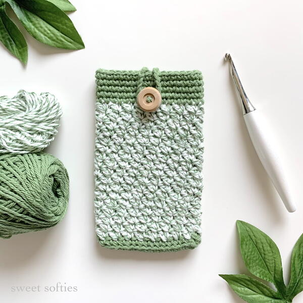 Sage Phone Cozy Pouch Case Sage Phone Cozy Pouch Case