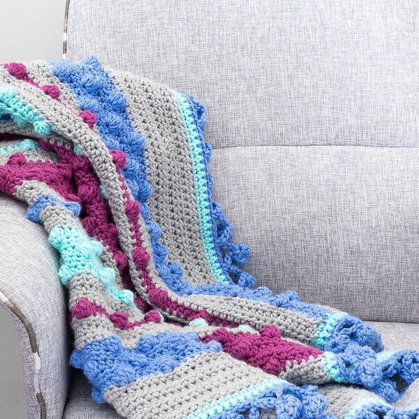 Bobble Stripe Baby Blanket Bobble Stripe Baby Blanket