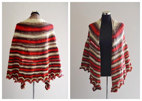 Mocha Cherry Shawl Mocha Cherry Shawl