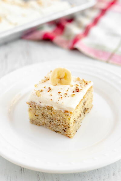 Banana Walnut Bars With Cream Cheese Frosting Banana Walnut Bars With Cream Cheese Frosting